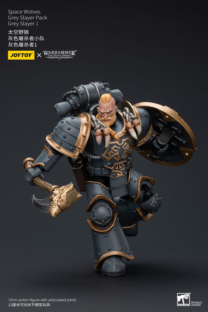 Space Wolves Grey Slayer Pack Grey Slayer 1 Warhammer The Horus Heresy 1/18 Figurka 12 cm - Image 3