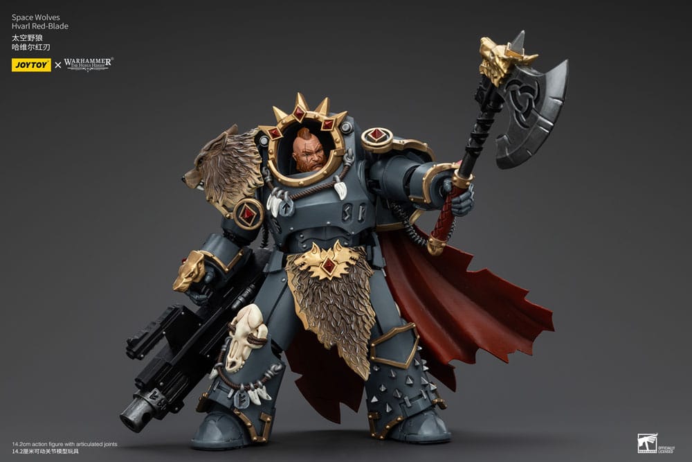 Space Wolves Hvarl Red-Blade Warhammer The Horus Heresy 1/18 Figurka 14 cm - Image 7