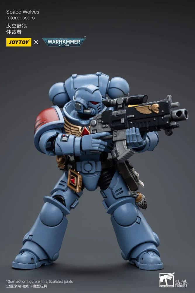 Space Wolves Intercessors Warhammer 40k 1/18 Figurka 12 cm - Image 6