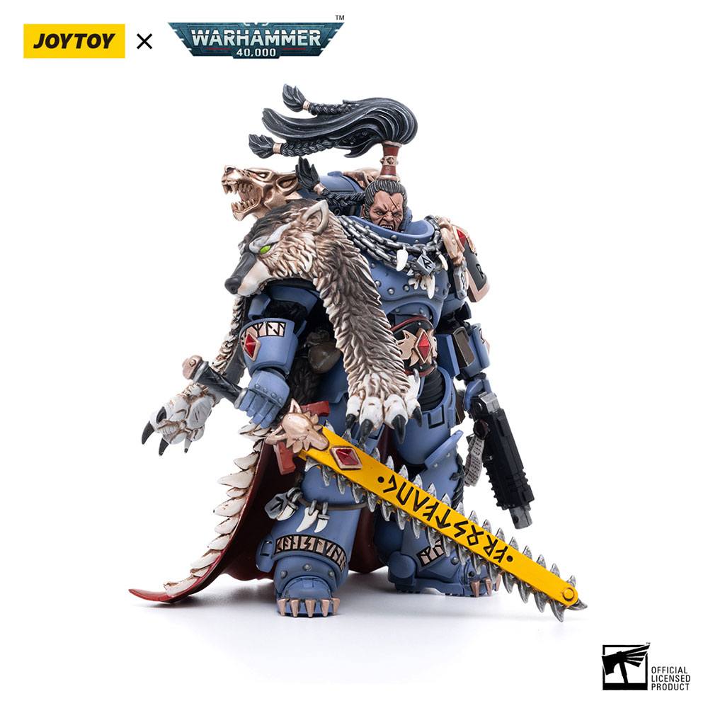 Space Wolves Ragnar Blackmane Warhammer 40k 1/18 Figurka 13 cm