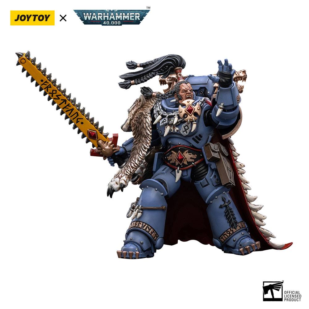 Space Wolves Ragnar Blackmane Warhammer 40k 1/18 Figurka 13 cm - Image 2