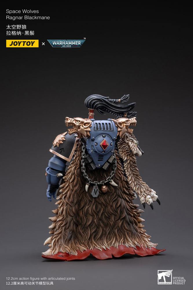 Space Wolves Ragnar Blackmane Warhammer 40k 1/18 Figurka 13 cm - Image 6