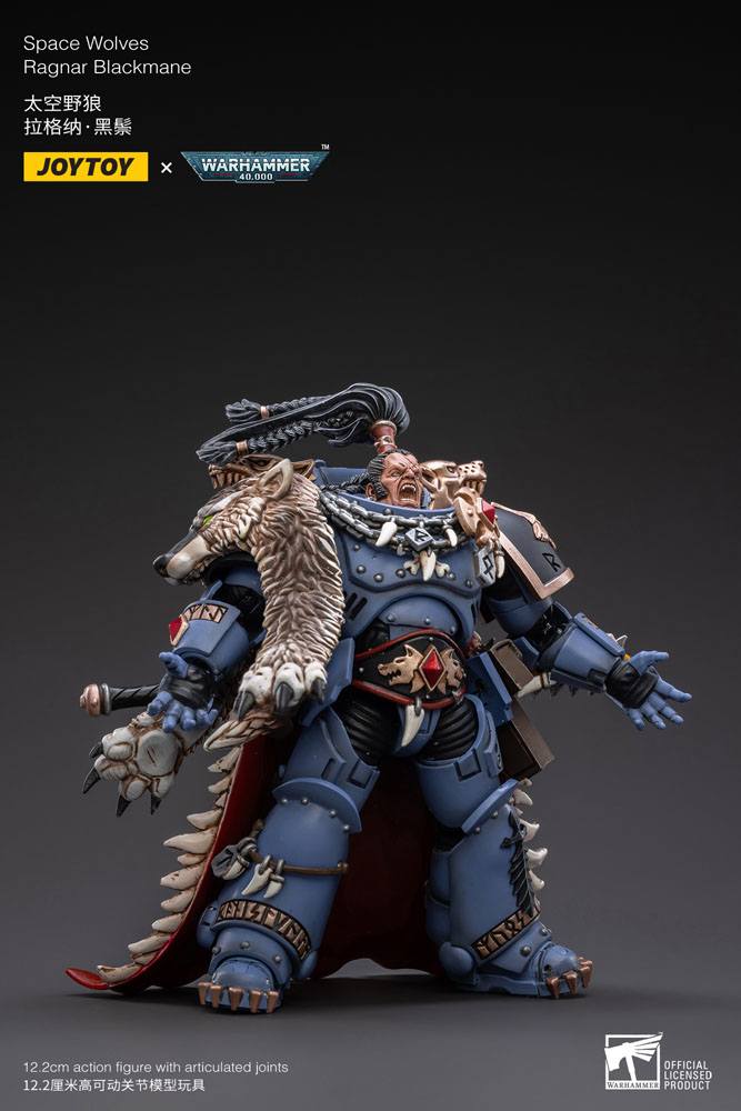 Space Wolves Ragnar Blackmane Warhammer 40k 1/18 Figurka 13 cm - Image 9