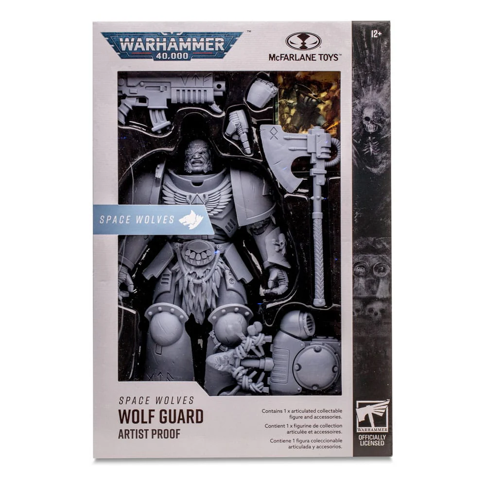 Space Wolves Wolf Guard Warhammer 40,000  Artist Proof Figurka 18 cm - Image 9