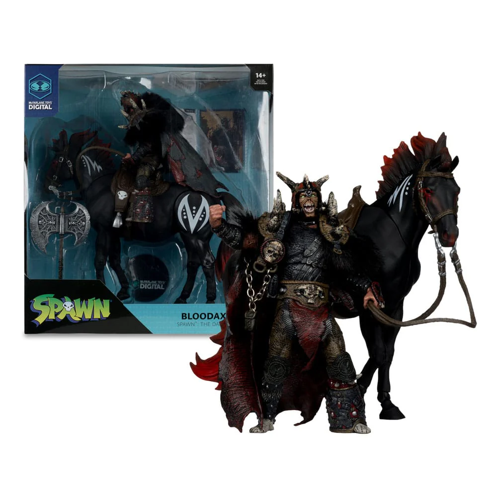 Spawn Bloodaxe with Horse DC Spawn: The Dark Ages 2-Pack Figurka 18 cm - Image 4