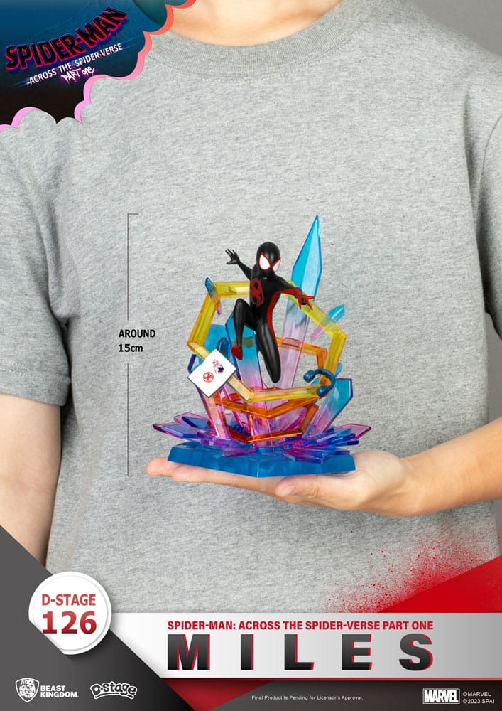 Spider-Man: Across the Spider-Verse Part One-Miles Morales Marvel D-Stage Figurka 15 cm - Image 2