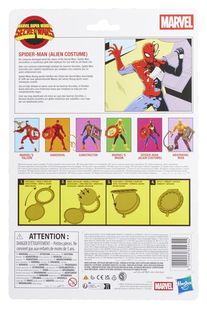Spider-Man Alien Costume Secret Wars Marvel Legends Figurka 15 cm - Image 10