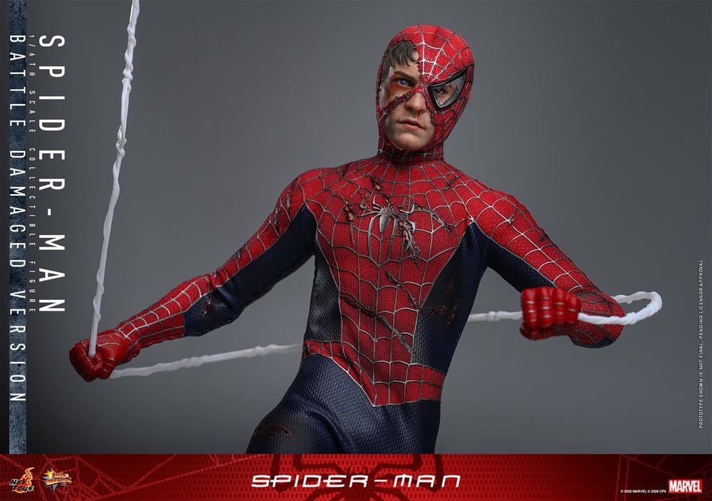 Spider-Man (Battle Damaged Version) Spider-Man Movie Masterpiece 1/6 Figurka 30 cm - Image 14
