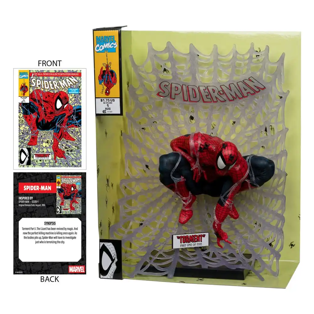 Spider-Man Black Suit Marvel Collection Spider-Man #1 Chase 1/6 Figurka 28 cm - Image 2