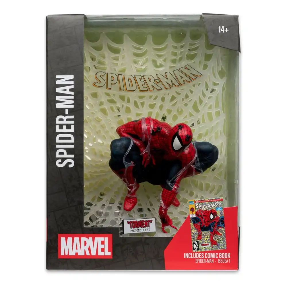 Spider-Man Black Suit Marvel Collection Spider-Man #1 Chase 1/6 Figurka 28 cm - Image 6