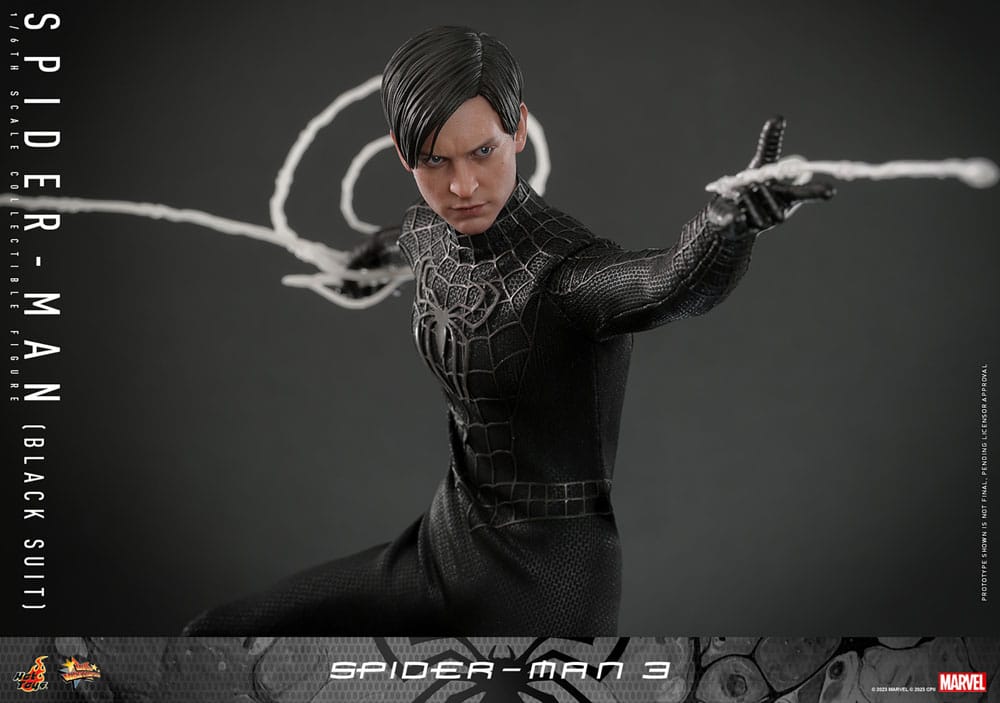 Spider-Man Black Suit Marvel Spider-Man 3 Movie Masterpiece 1/6 Figurka 30 cm - Image 4