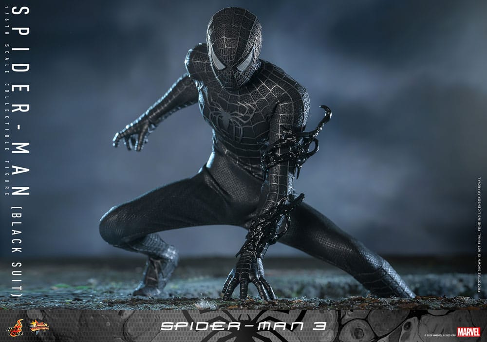 Spider-Man Black Suit Marvel Spider-Man 3 Movie Masterpiece 1/6 Figurka 30 cm - Image 9
