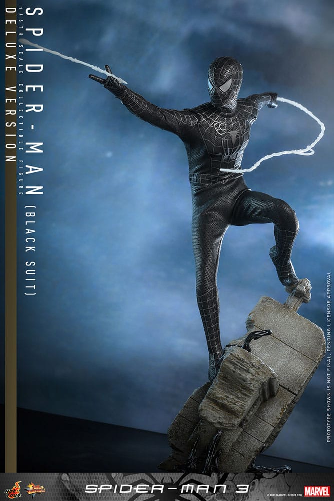 Spider-Man Black Suit Marvel Spider-Man 3 Movie Masterpiece Deluxe 1/6 Figurka 30 cm - Image 4