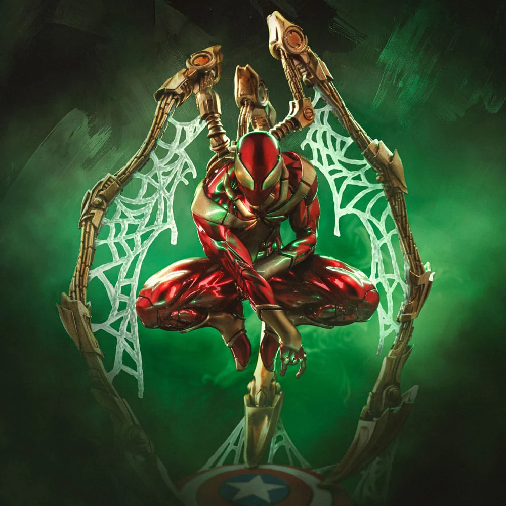 Spider-man Iron Armor Comics Marvel Art Scale Deluxe CCXP Exclusive 2024 1/10 Figurka 24 cm - Image 7