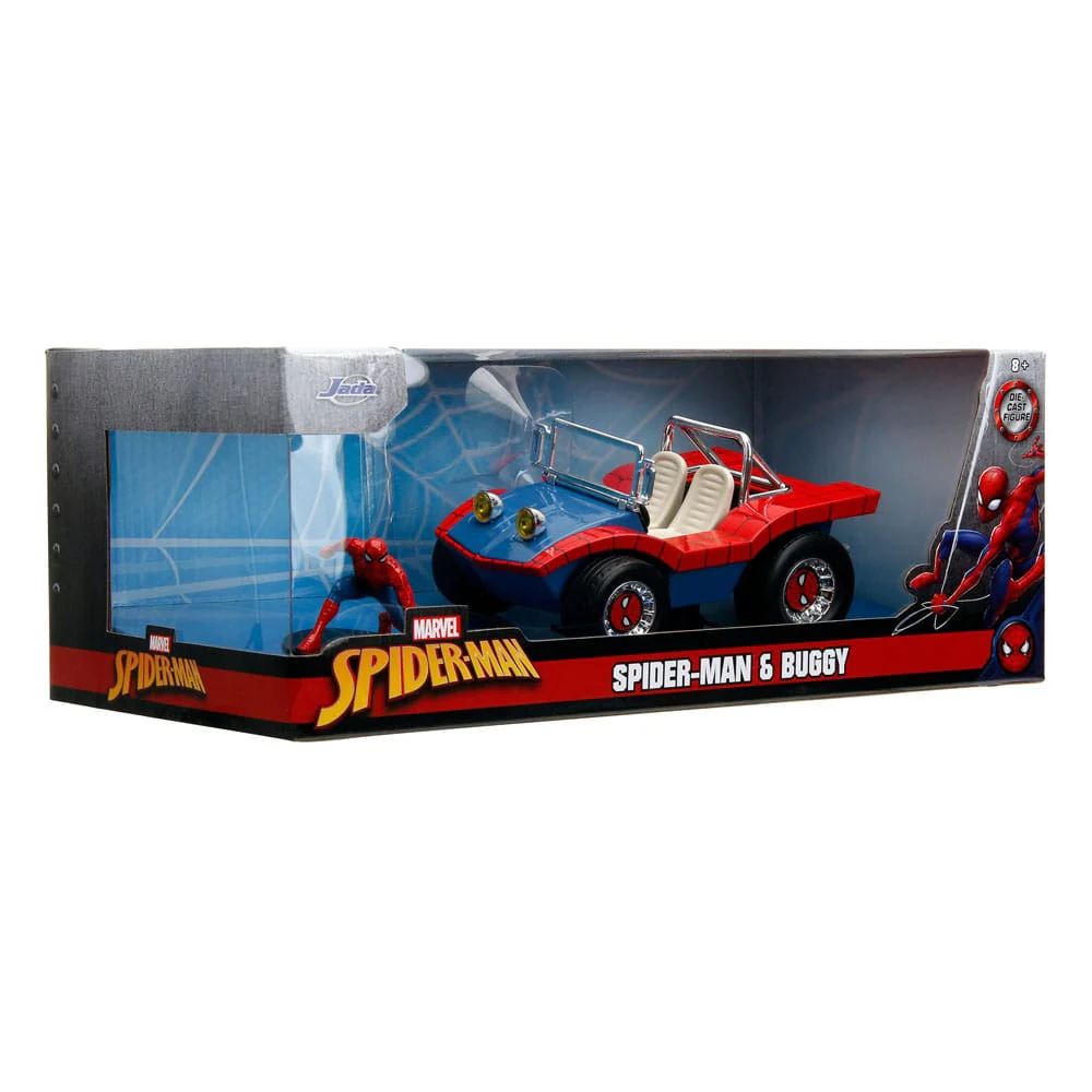 Spider-Man Marvel Buggy Diecast Model 1/24 Figurka 7 cm - Image 3