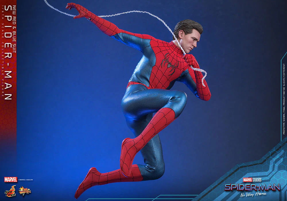 Spider-Man New Red and Blue Suit Marvel Spider-Man: No Way Home Movie Masterpiece 1/6 Figurka 28 cm - Image 10