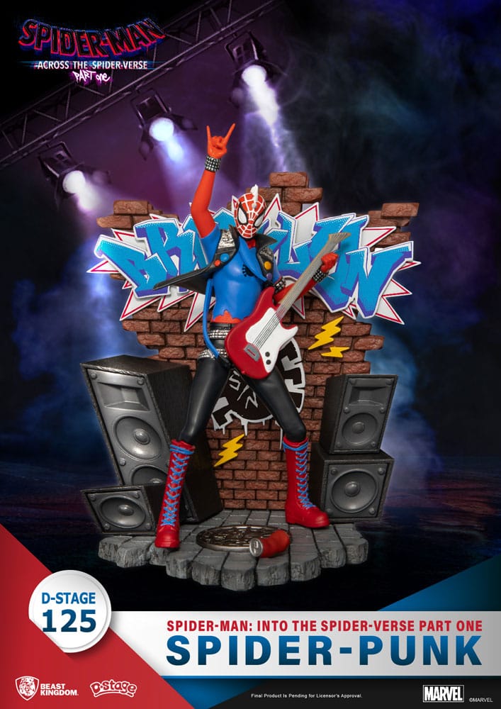 Spider-Punk Marvel D-Stage Diorama Spider-Man: Across the Spider-Verse Figurka 15 cm