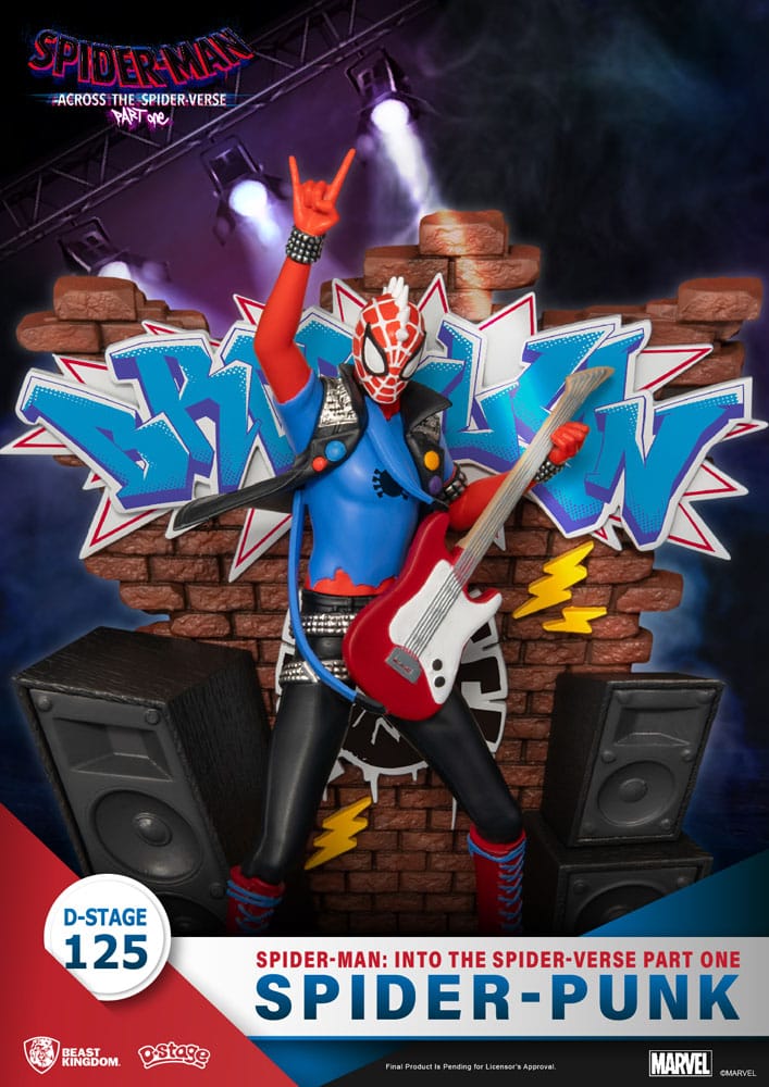 Spider-Punk Marvel D-Stage Diorama Spider-Man: Across the Spider-Verse Figurka 15 cm - Image 5