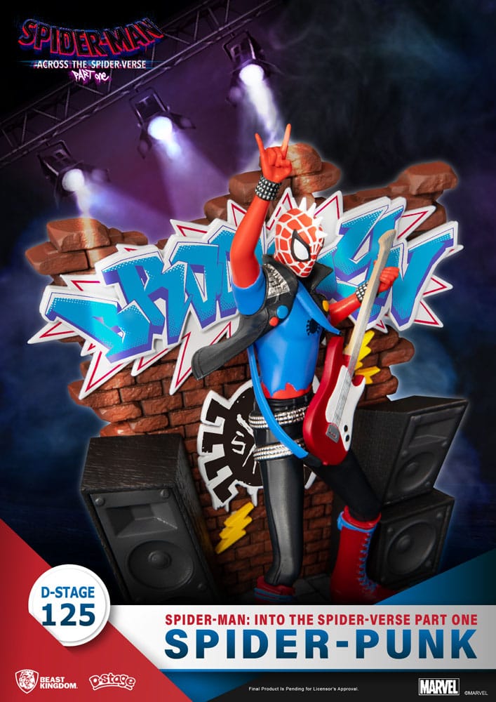 Spider-Punk Marvel D-Stage Diorama Spider-Man: Across the Spider-Verse Figurka 15 cm - Image 6