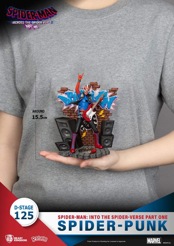 Spider-Punk Marvel D-Stage Diorama Spider-Man: Across the Spider-Verse Figurka 15 cm - Image 8