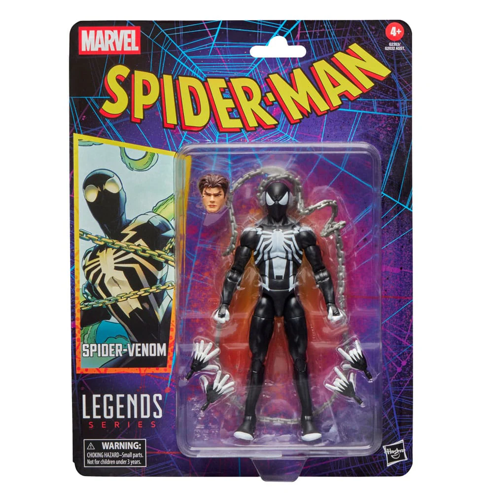 Spider-Venom Spider-Man Marvel Legends Retro Figurka 15 cm - Image 13