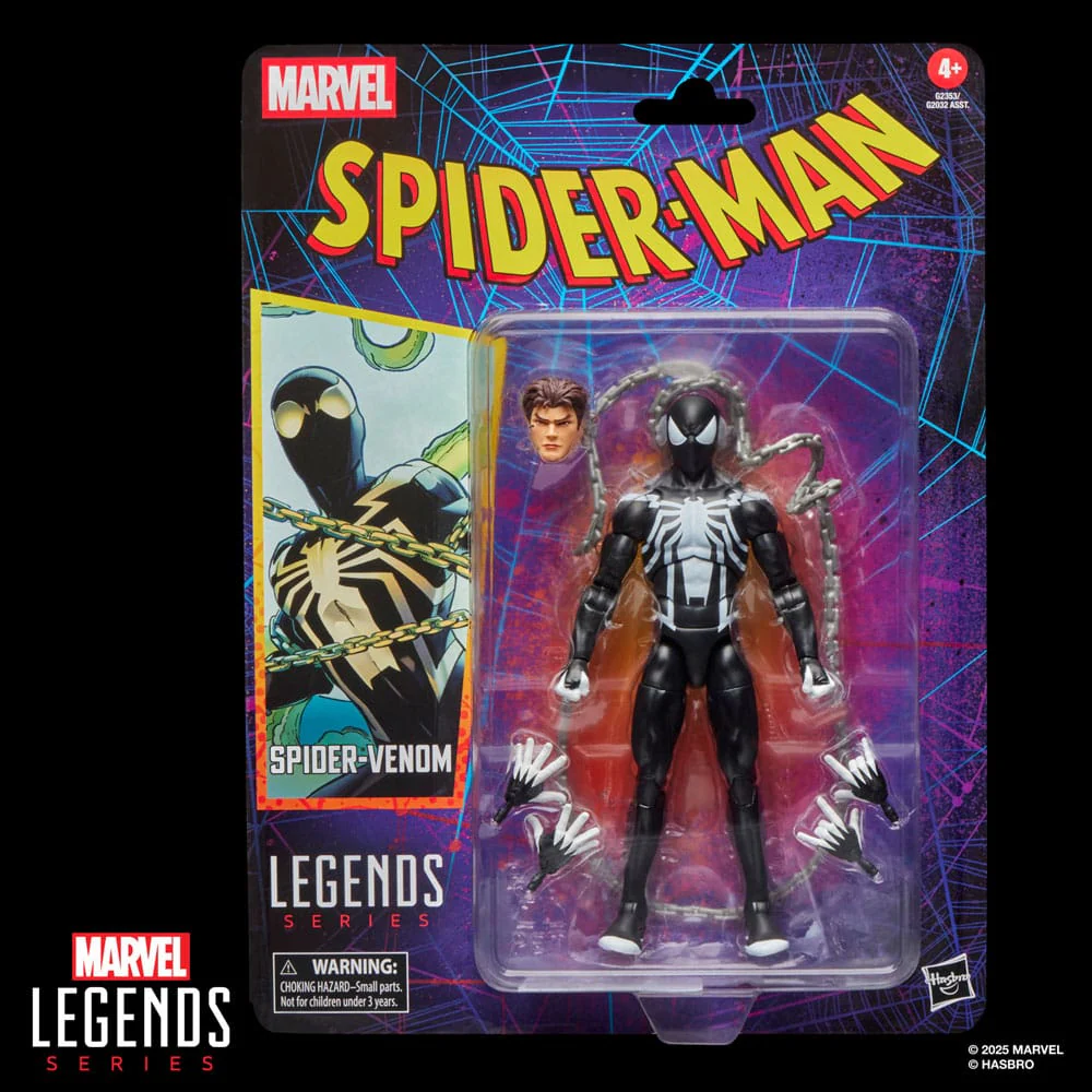 Spider-Venom Spider-Man Marvel Legends Retro Figurka 15 cm - Image 2