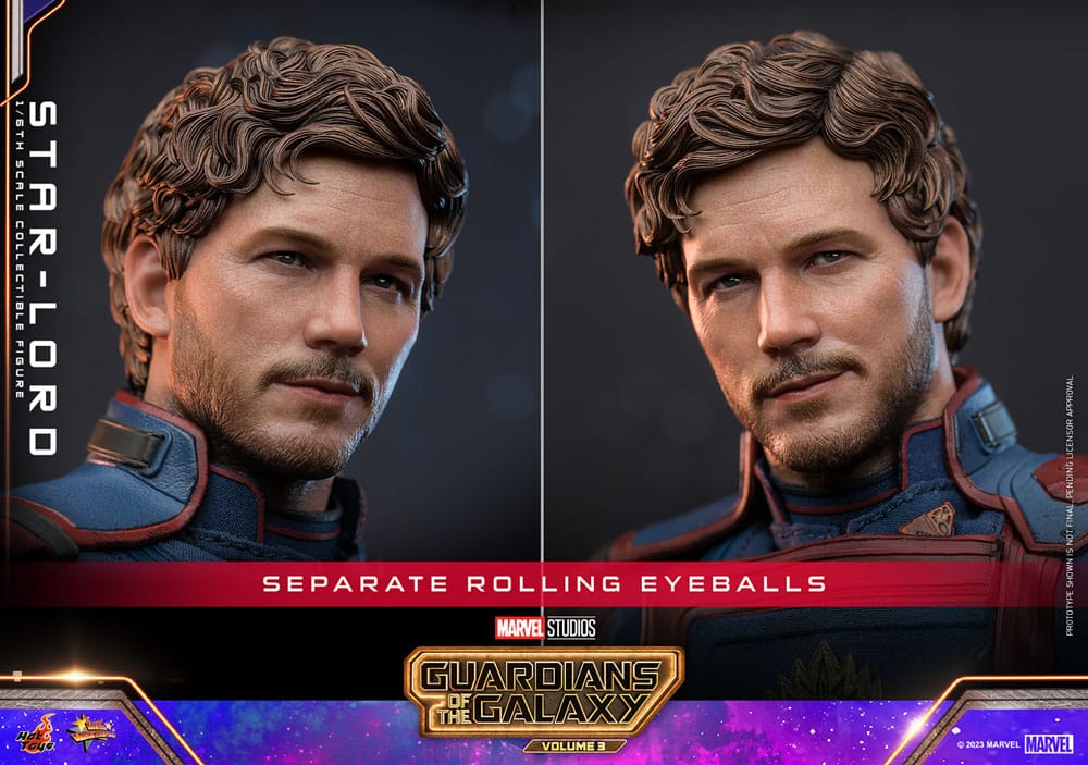 Star-Lord Marvel Guardians of the Galaxy Vol. 3 Movie Masterpiece 1/6 Figurka 31 cm - Image 13