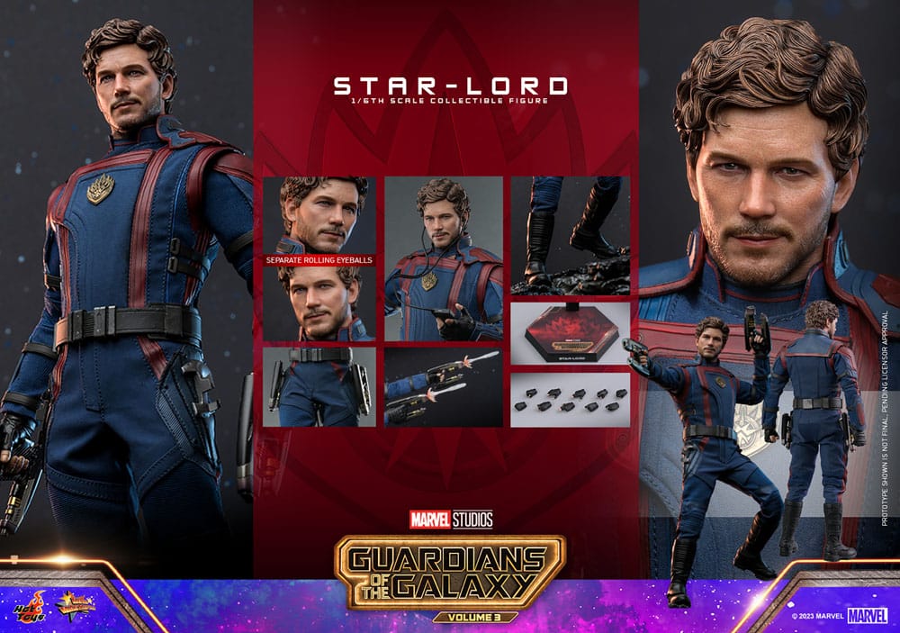 Star-Lord Marvel Guardians of the Galaxy Vol. 3 Movie Masterpiece 1/6 Figurka 31 cm - Image 14