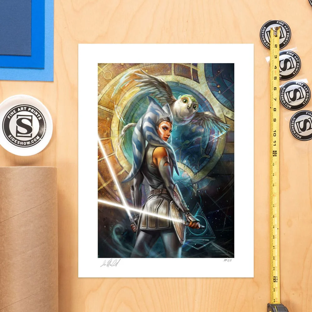 Star Wars: Rebels Art Print Ahsoka Tano and Morai: Old Friends 46 x 61 cm - unframed - Image 2