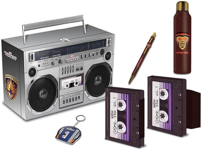 Starlord BoomBox Zestaw Prezentowy Butelka + Notanik + Długopis + Brelok Marvel - Image 2