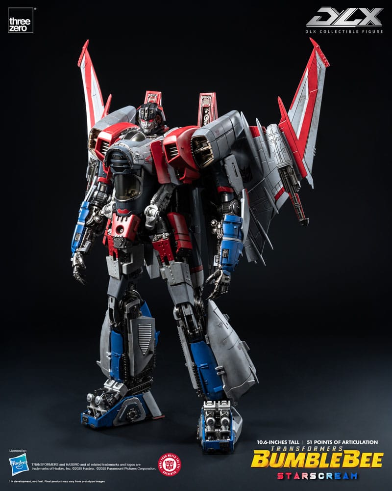 Starscream Bumblebee Transformers DLX Figurka 27 cm