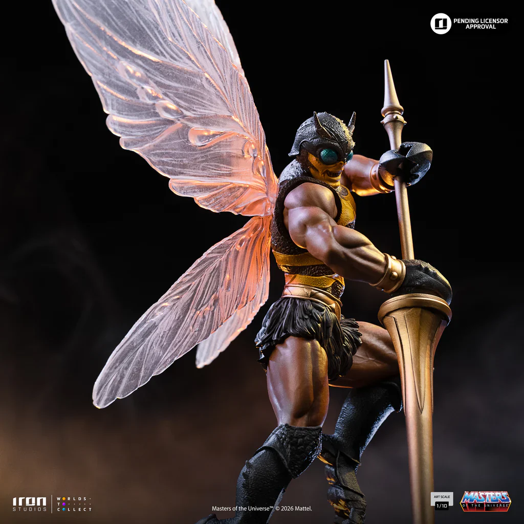 Statue Buzz-Off Masters of the Universe 2026 Movie Art Scale 1/10 Figurka 36 cm - Image 14