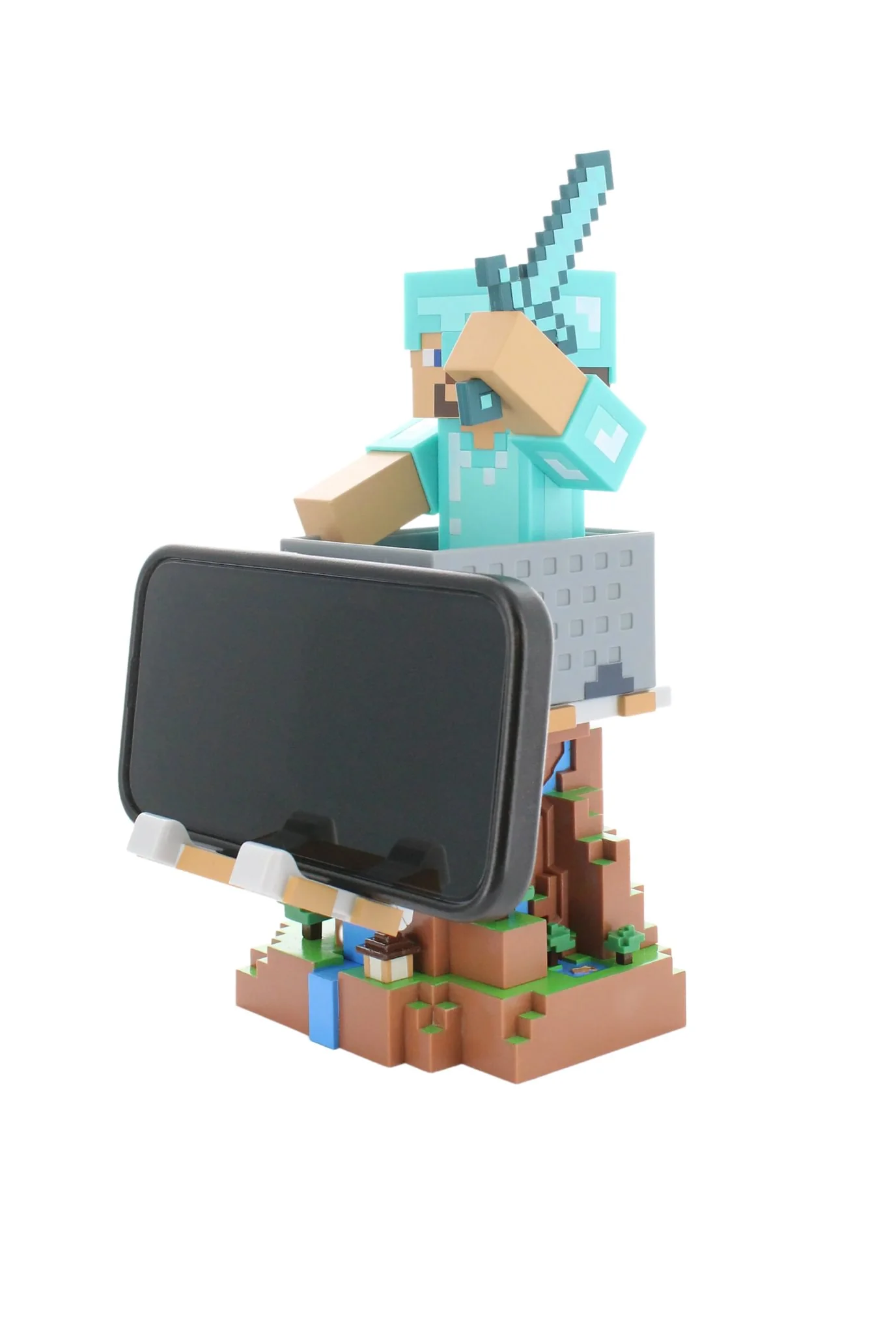 Steve (Diamentowa Zbroja) Podstawka na Telefon/Pada Minecraft - Image 4