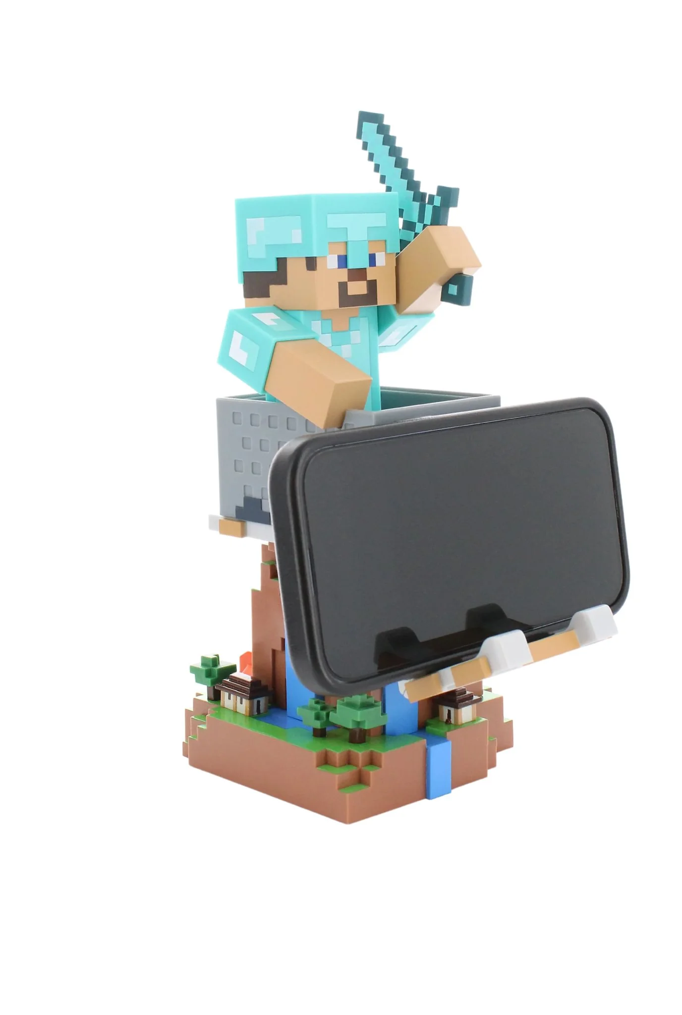 Steve (Diamentowa Zbroja) Podstawka na Telefon/Pada Minecraft - Image 5
