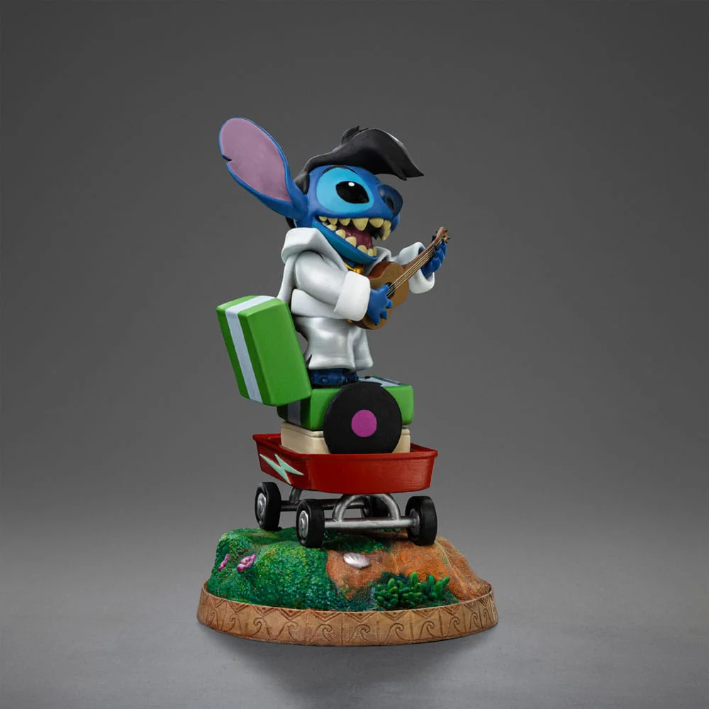 Stitch King of Rock Disney Lilo & Stitch Art Scale 1/10 Figurka 17 cm - Image 4
