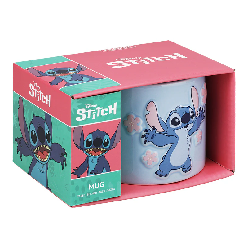 Stitch Kubek Z Tłoczonym Wzorem Disney - Image 4
