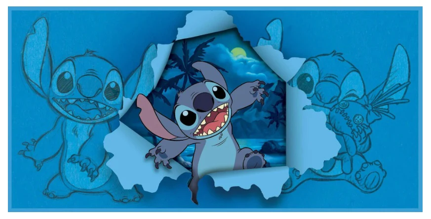 Stitch Materiałowa Lampka Ścienna Lilo i Stitch Disney - Image 3