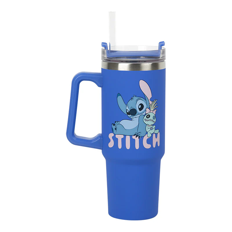 Stitch V2 Kubek Podróżny Ze Słomką Disney