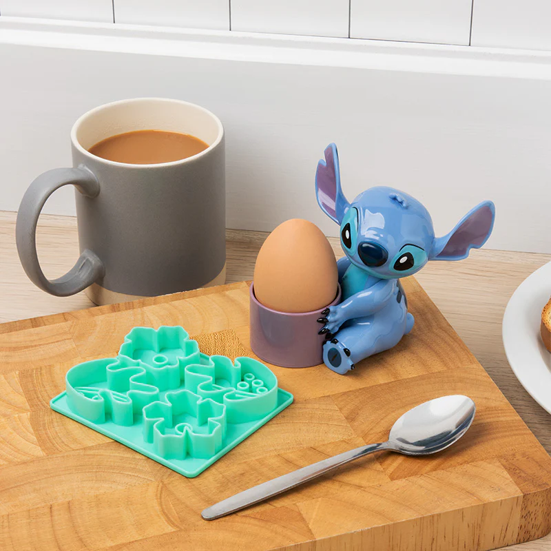 Stitch Zestaw Śniadaniowy Podstawka Do Jajka + Foremka Do Tostów Disney - Image 6