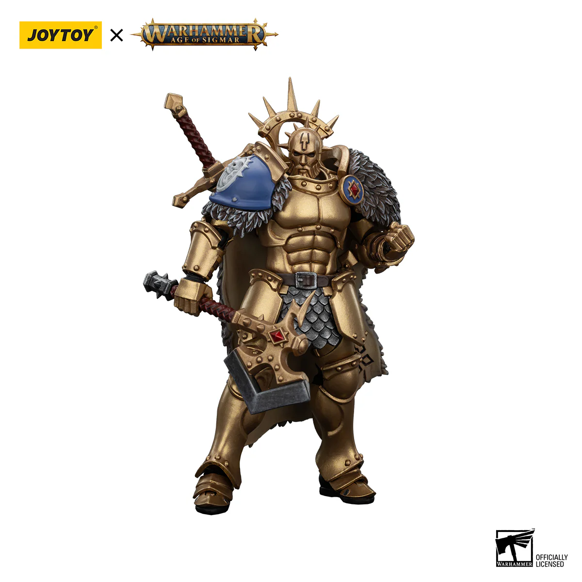 Stormcast Eternals The Blacktalons Hendrick The Silver Wolf Warhammer Age of Sigmar Figurka 20 cm - Image 3