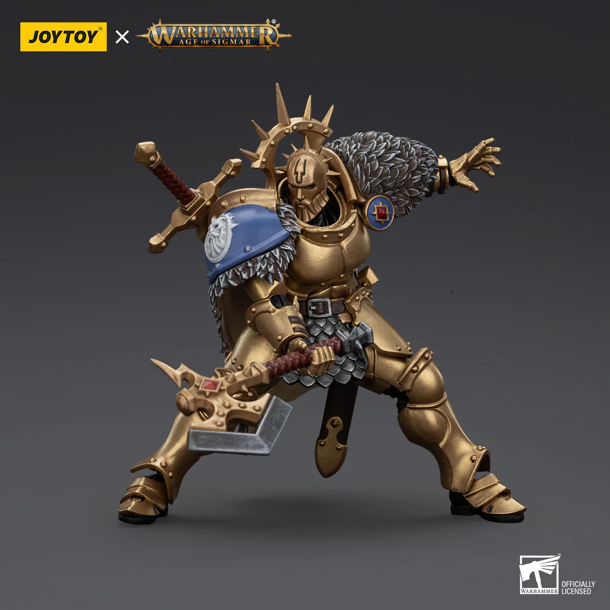 Stormcast Eternals The Blacktalons Hendrick The Silver Wolf Warhammer Age of Sigmar Figurka 20 cm - Image 9