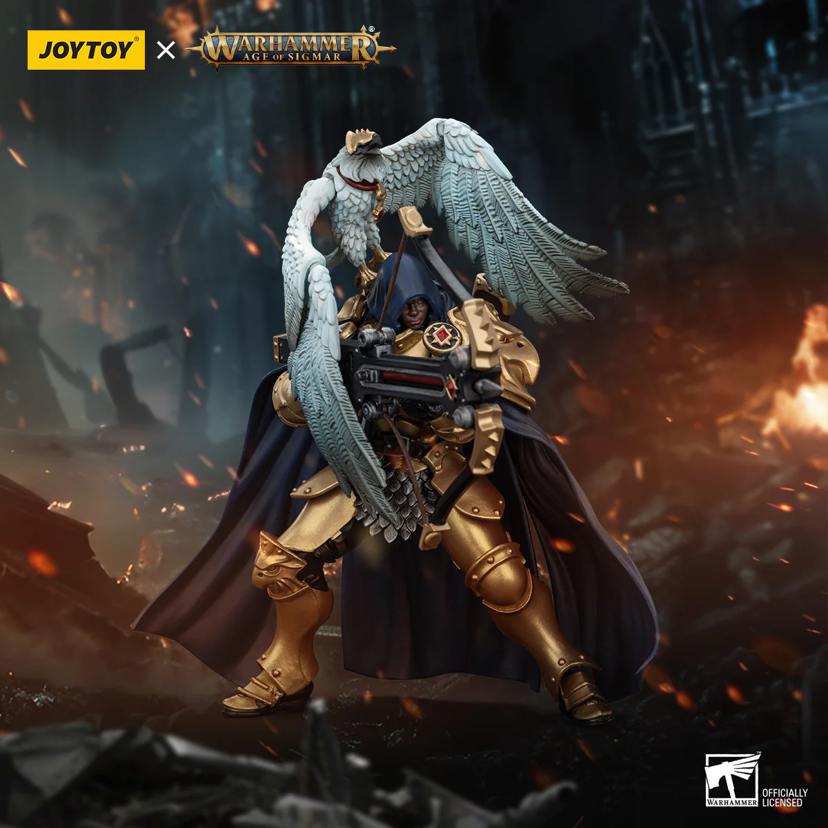 Stormcast Eternals The Blacktalons Shakana Goldenblade Warhammer Age of Sigmar Figurka 20 cm - Image 11