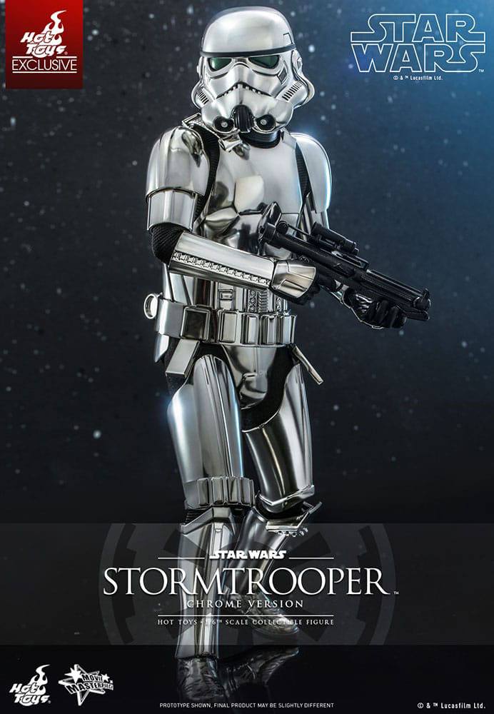 Stormtrooper Chrome Version Star Wars Movie Masterpiece 1/6 Figurka 30 cm - Image 2