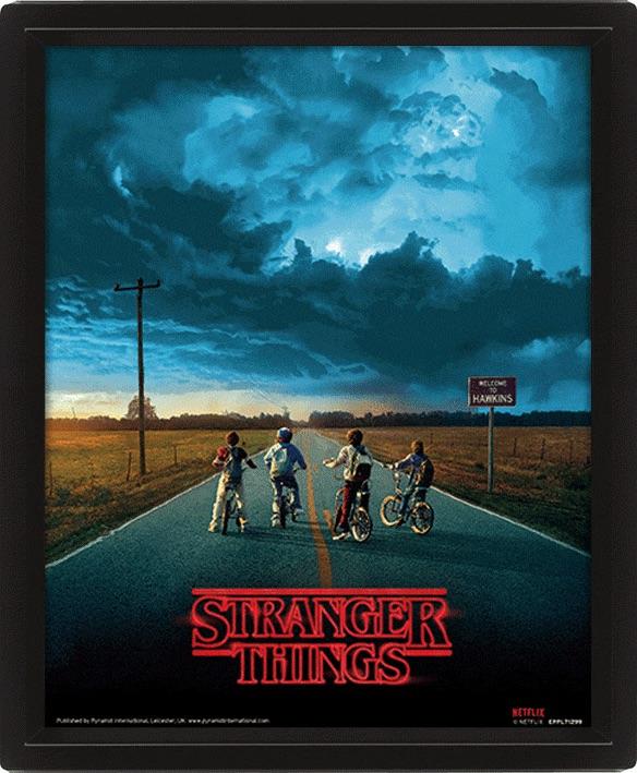Stranger Things plakat 3D w ramce - Kosiarz umysłów ( 29 x 24 x 4 cm) - Image 2