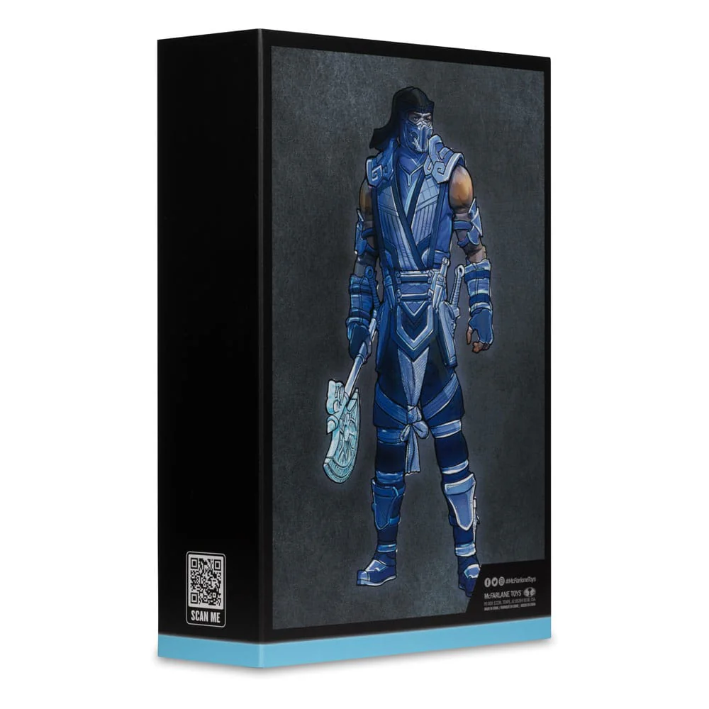 Sub-Zero Mortal Kombat Glow in the Dark Edition Gold Label Figurka 18 cm - Image 10
