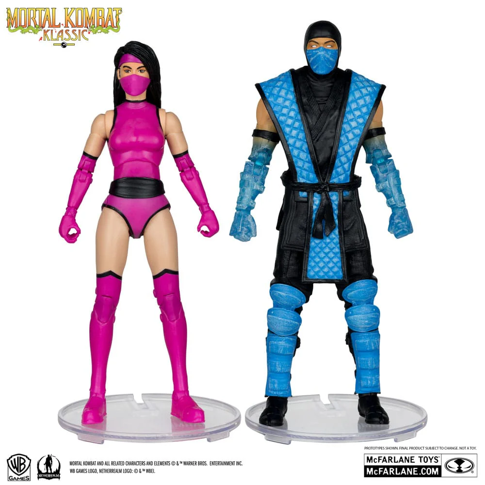 Sub-Zero vs. Mileena Mortal Kombat Klassiks 2-Pack Figurki 18 cm - Image 5