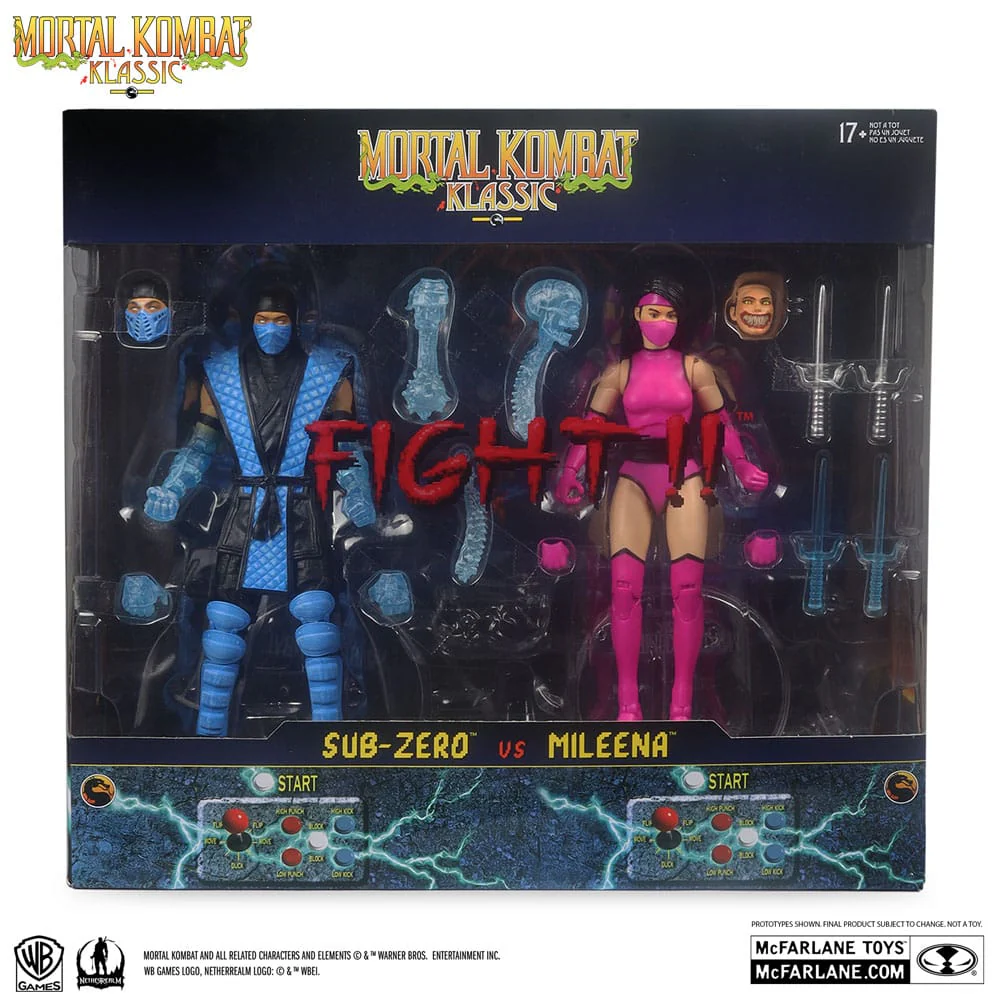 Sub-Zero vs. Mileena Mortal Kombat Klassiks 2-Pack Figurki 18 cm - Image 7