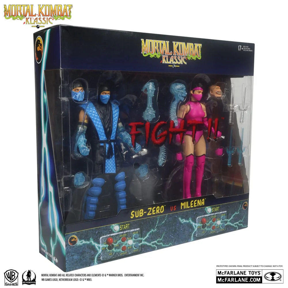 Sub-Zero vs. Mileena Mortal Kombat Klassiks 2-Pack Figurki 18 cm - Image 8