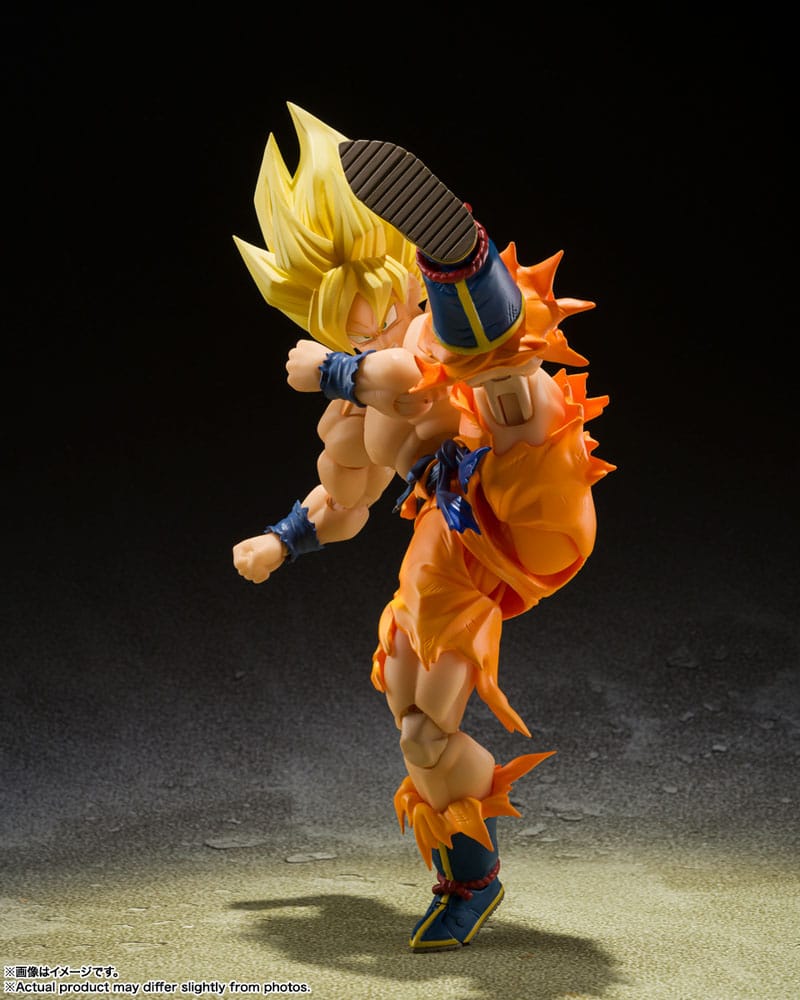 Super Saiyan Son Goku Legendary Super Saiyan Dragon Ball Z S.H. Figuarts Figurka 14 cm - Image 4
