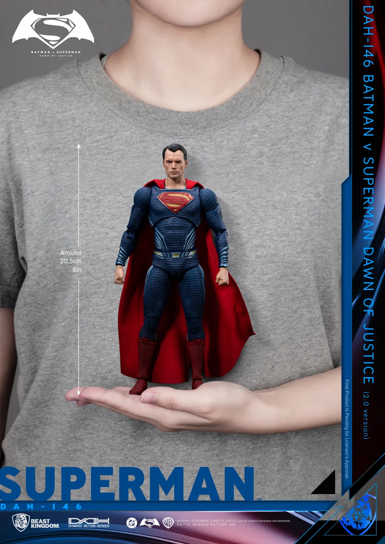 Superman 2.0 DC Comics Batman v Superman: Dawn of Justice Figurka 21 cm - Image 8